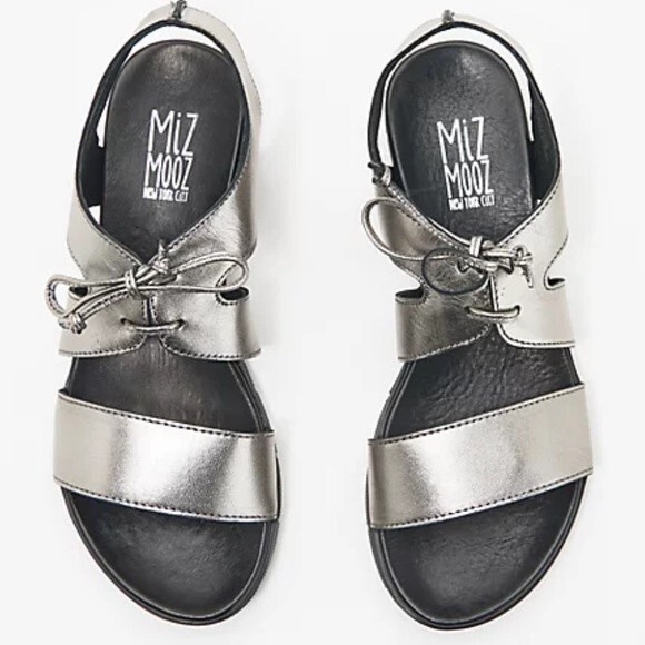 Miz Mooz Davey Leather Lace-Up Sandals 39 NWOB - Picture 11 of 12